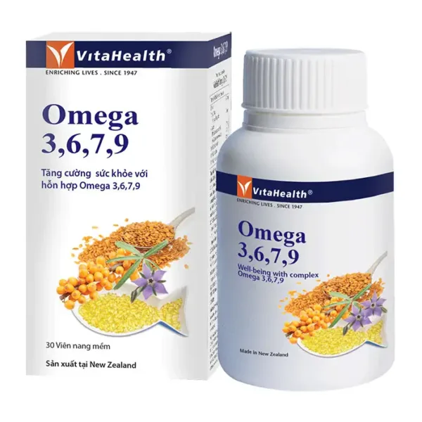 VitaHealth Omega 3,6,7,9 30 viên