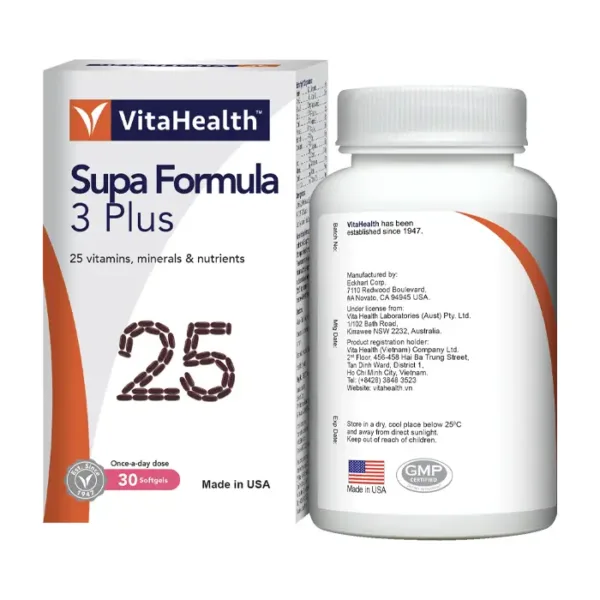 Supa Formula 3 Plus VitaHealth 30 viên