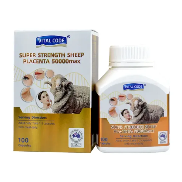 Vital Code Super Strength Sheep Placenta 50000mg 100 viên