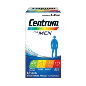 Vitamin tổng hợp cho nam giới dưới 50 tuổi Centrum For Men hộp 60 viên