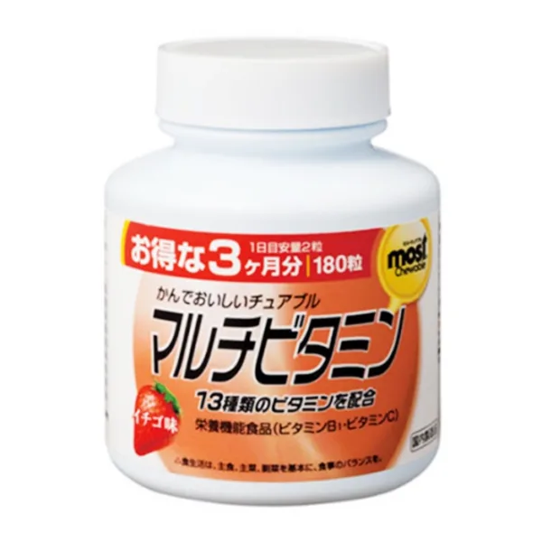 Vitamin tổng hợp vị dâu Orihiro 180 viên