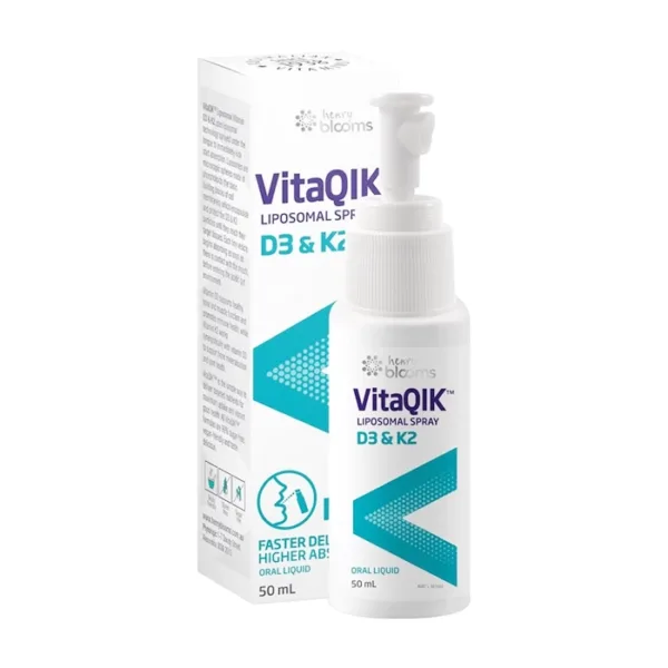 VitaQIK Liposomal Spray Vitamin D3 K2 Henry Blooms 50ml