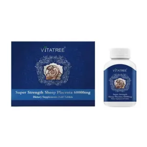 Viên uống nhau thai cừu Vitatree Strength Sheep Placenta 60000mg 120 viên