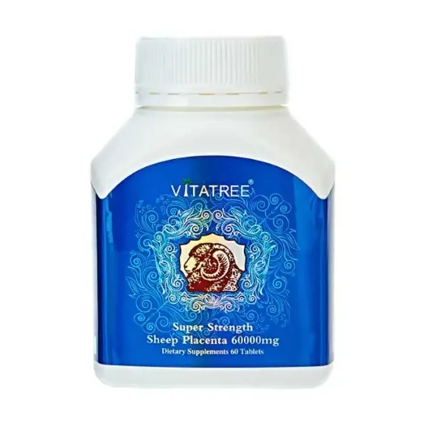 Viên uống nhau thai cừu Vitatree Strength Sheep Placenta 60000mg 120 viên