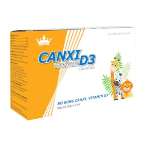 Canxi Vitamin D3 Kingphar 20 ống x 5ml