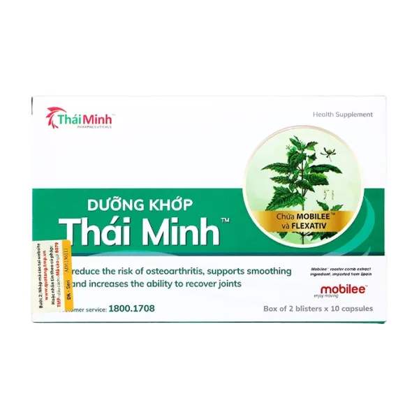 Dưỡng Khớp Thái Minh 2 vỉ x 10 viên