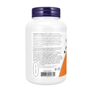 L-Arginine 1000mg Double Strength Now Foods 120 viên