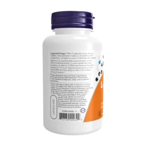 L-Arginine 500mg Now Foods 100 viên